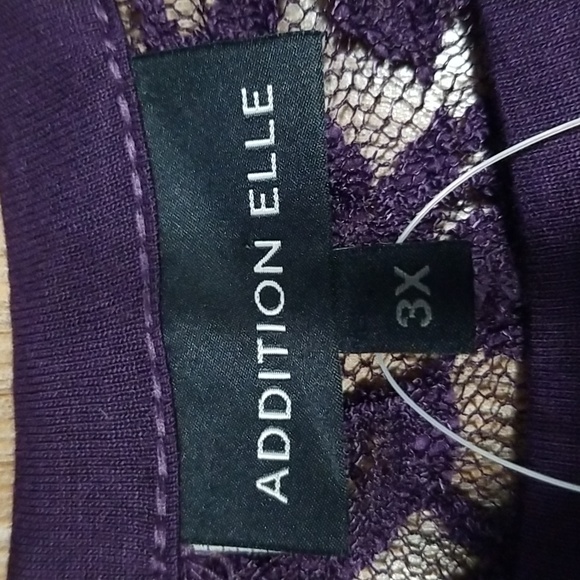 (3X) NWT Addition Elle Eyelet Contemporary Date Night Sheer Occasion Fun Dainty - Picture 3 of 14